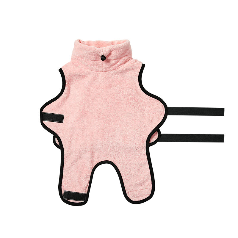 Serviette pour animaux de compagnie épais microfibre absorbant peignoir