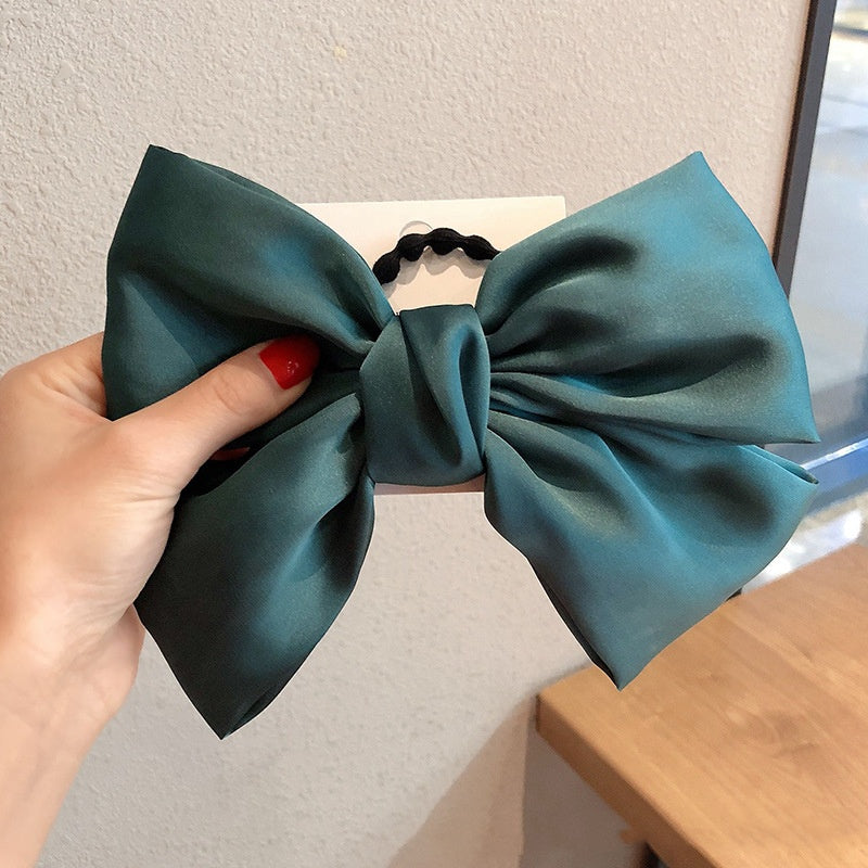 Anneau de cheveux de haute qualité Satin Bow