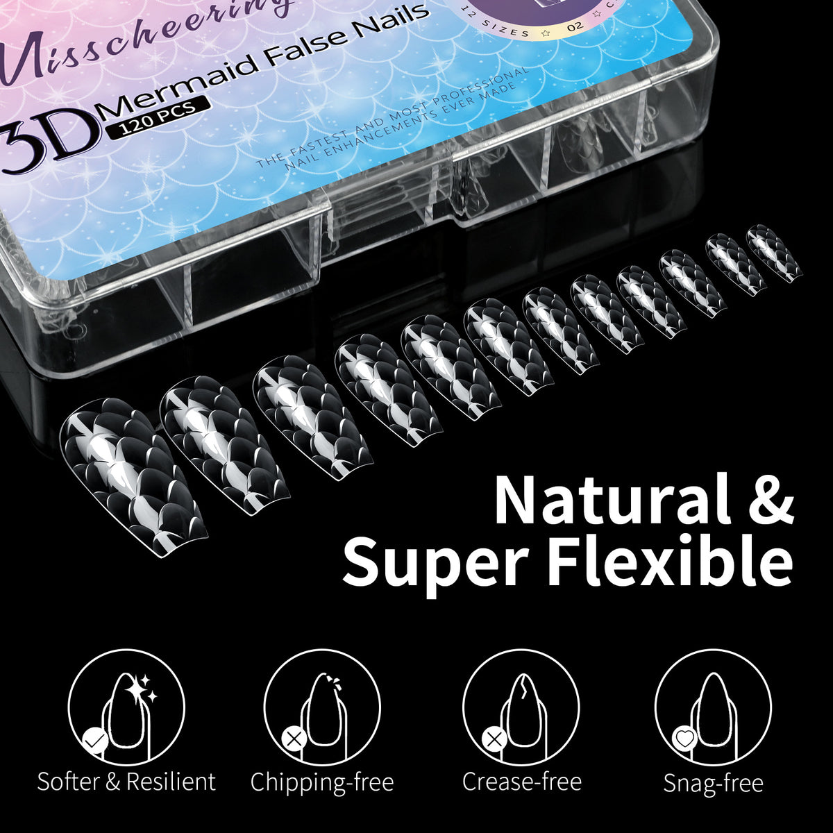 Épaisseur 3D Long Conseil de façonnage des ongles