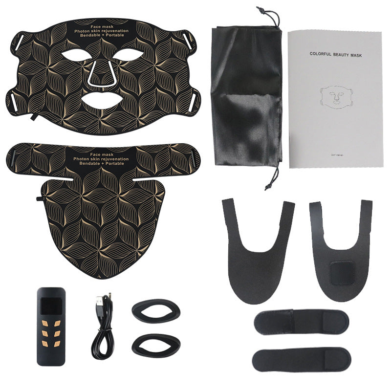 Rejuvenation de peau Beauty Apparatus LED Silicone domestique