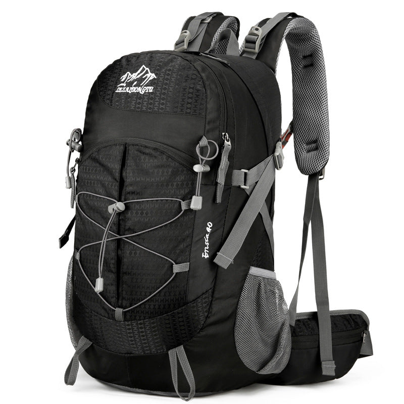 Randonnée en plein air Sac à dos de randonnée Nylon Imperméable Grande Capacité Multifonction Bracket