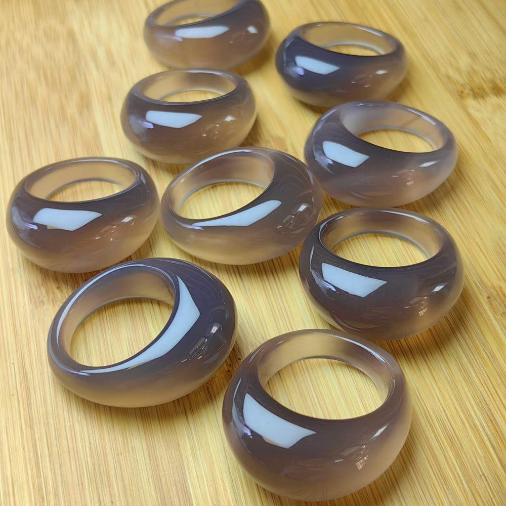 Vieux matériau de jade en couleur violette fumée