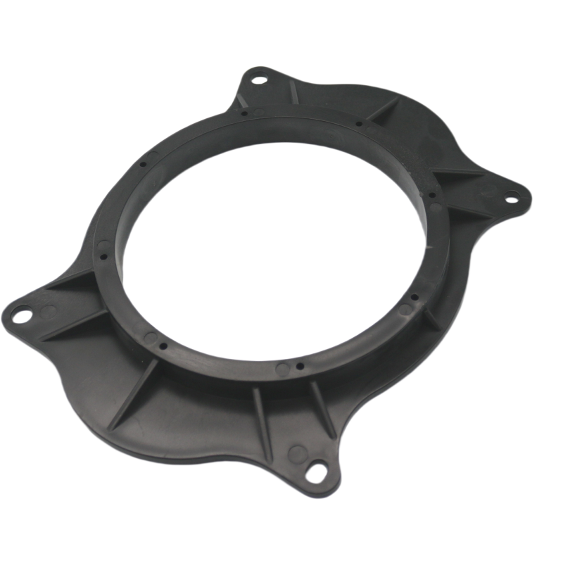 2pcs 6.5inch Black porte haut-parleur adaptateur bagues d'espacement de remplacement pour Levin avec 2 fils Har