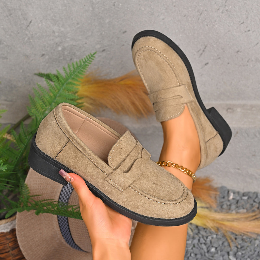 Chaussures Suede Vintage de style britannique