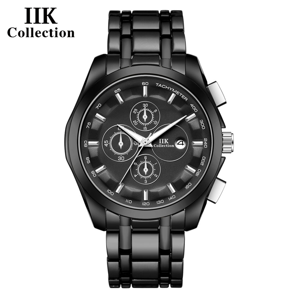 Lumineuses mains Alliage Hommes Montre Quartz