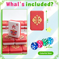 Ensemble de Mahjong américain flottant 160PCS