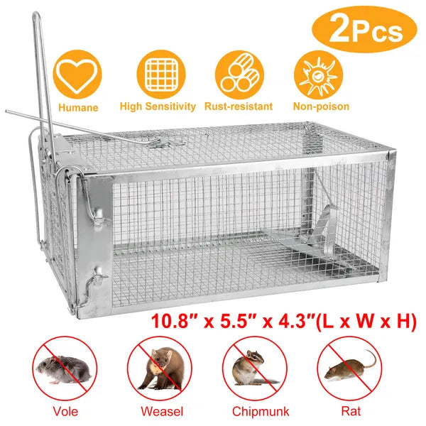 2 Pcs Humane Mouse Trap