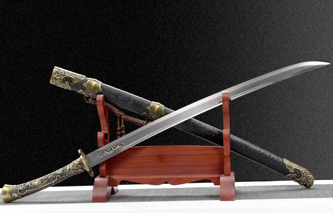 Fulong Wild Goose Feather Saber Integral Keel Structure Haute Manganèse Acier Collection-Gr