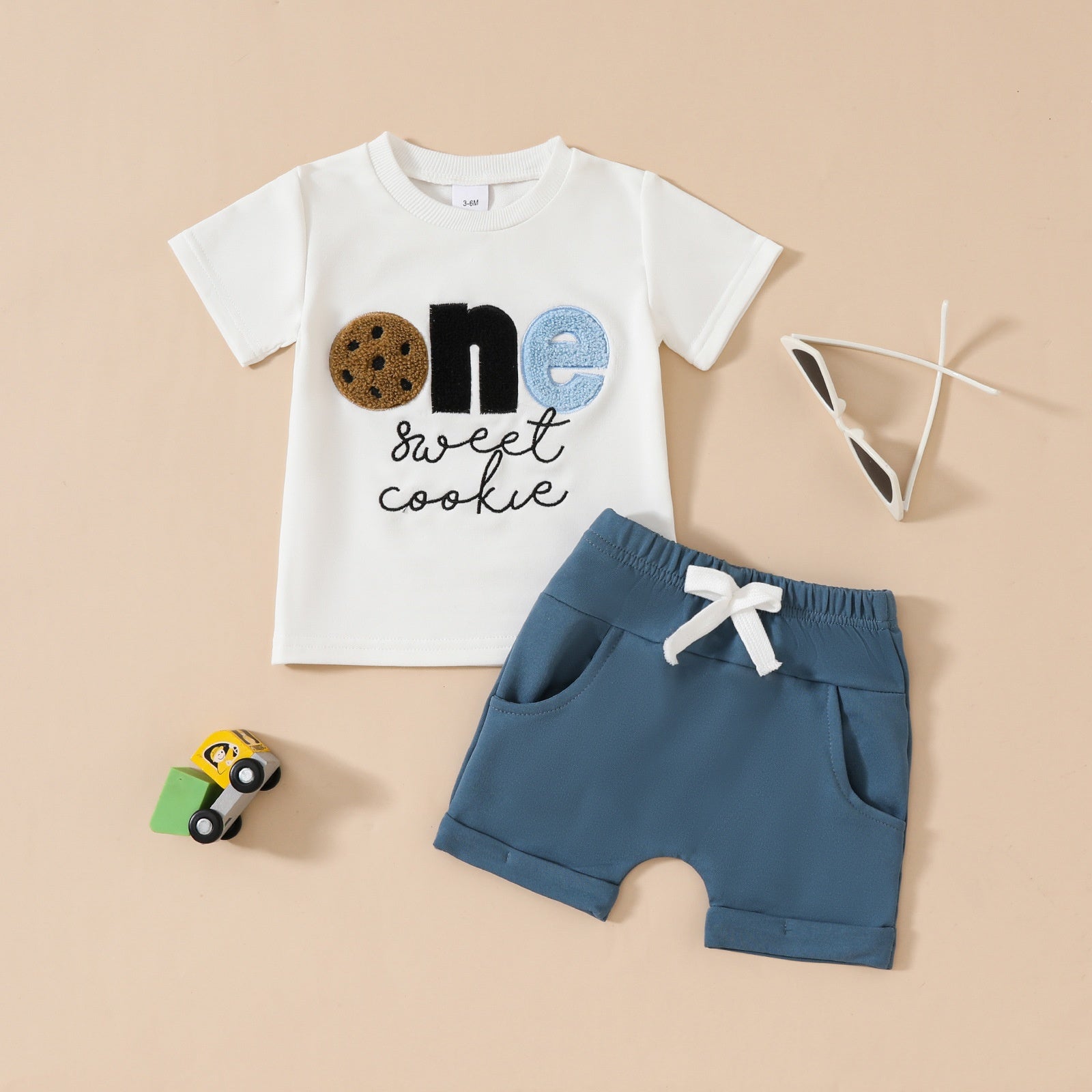 Ensemble de shorts à manches courtes pour garçons
