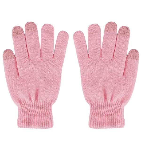 Gants de tricot d'hiver unisexes écran tactile extérieur anti-vent Ski à vélo Gants chauds d'hiver
