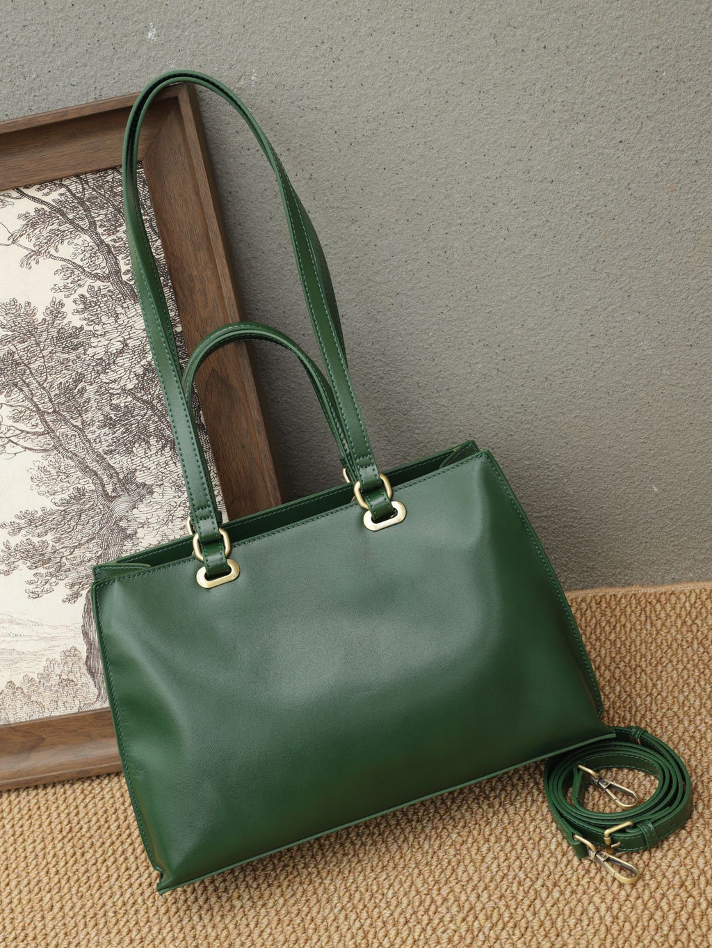 Women's genuine leather bag