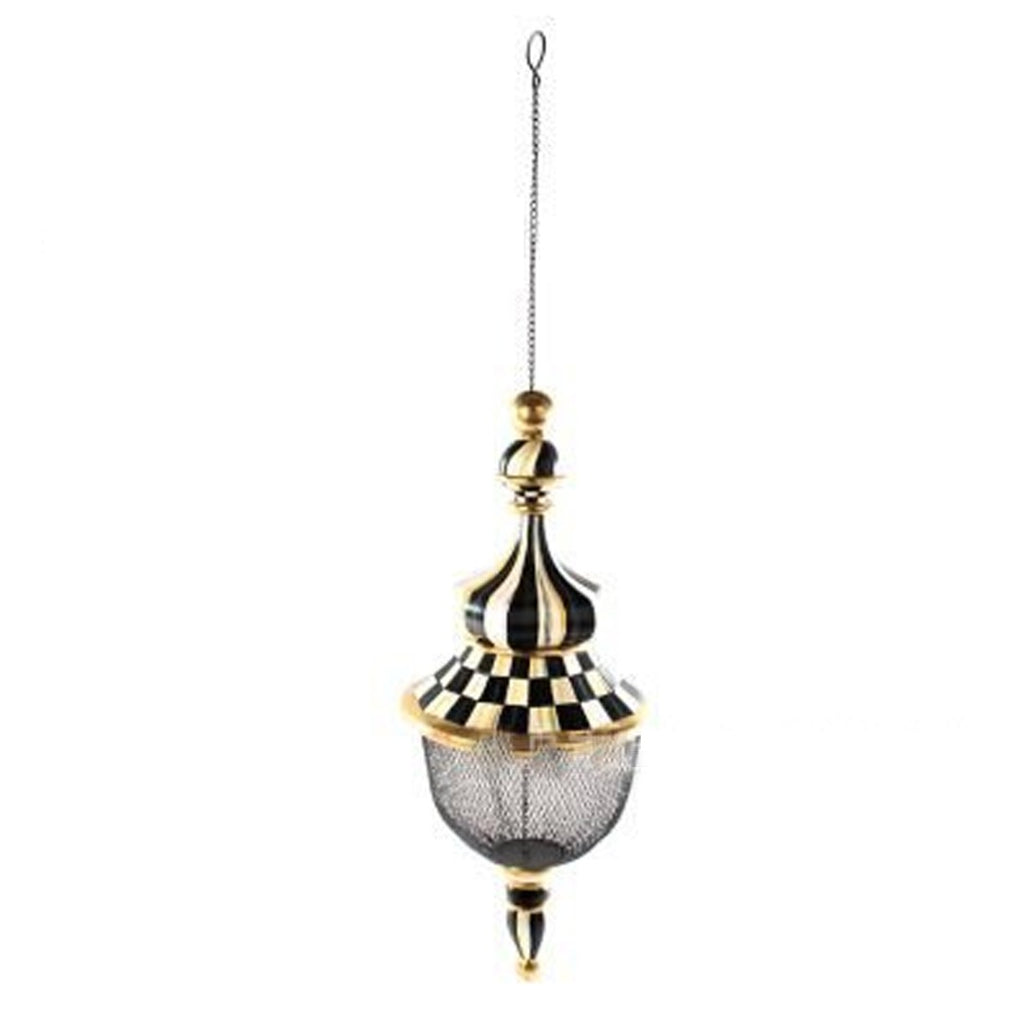 Metal Bird Feeder Creative Pattern Birdhouse Pending Decor Garden Yard Window Parrot Feedi