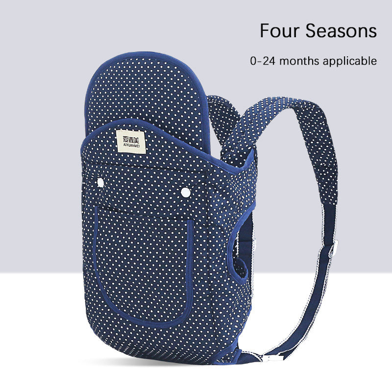 Porte-bébé multifonctions avec avant respirant et dos en été