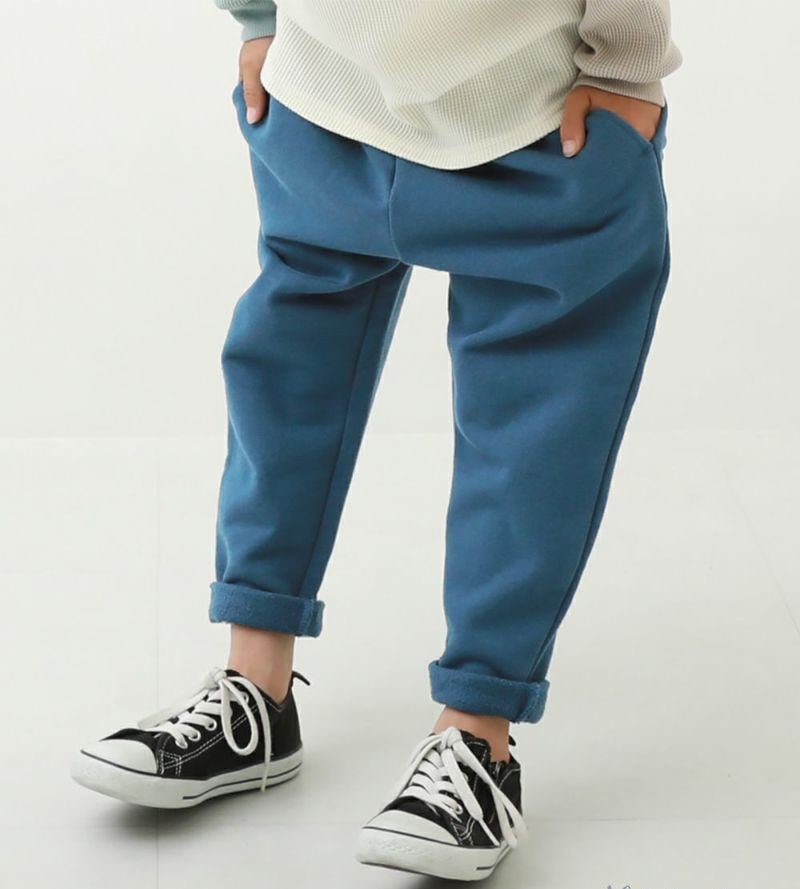Harem Enfants Pantalons Coton Couleur Solide Commuter Garçons Pantalons