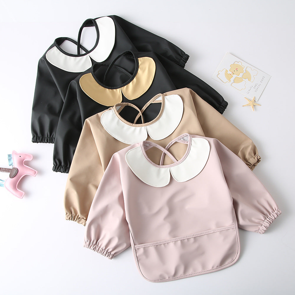 Bébé Bib à manches longues imperméable