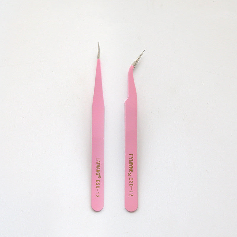 Tweezers en acier inoxydable Macaron Manuel coloré et ruban de papier