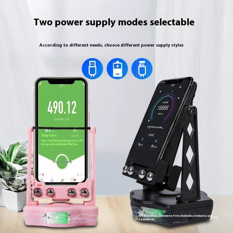 Compteur d'étapes de bascule Pedomètre de téléphone mobile Mute Safe Shaking Steps