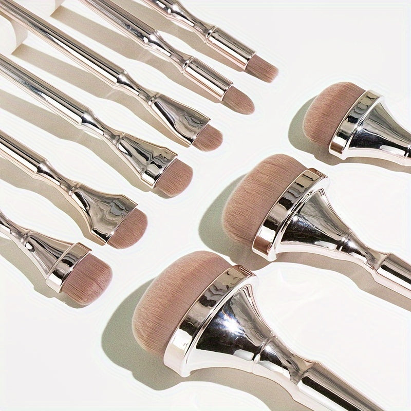 Set de brosse de maquillage multifonctionnelle - Fondation