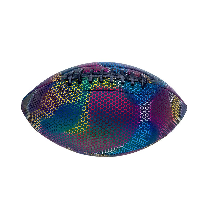 Taille 9 American Glowing Rugby A Dult Youth Training Game Ball Lumière lumineuse vers le haut réfléchissant