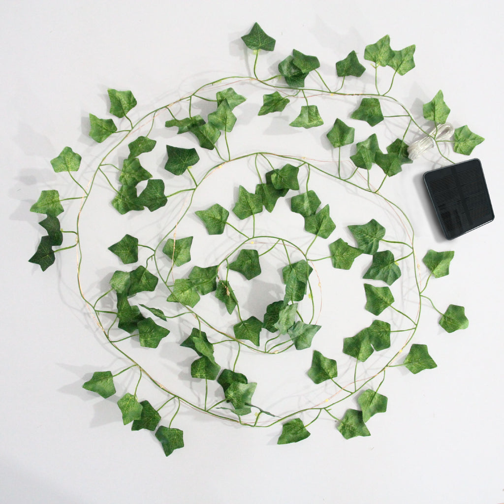 Artificial Leaves Simulated Copper Wire Lighting Chain Festival