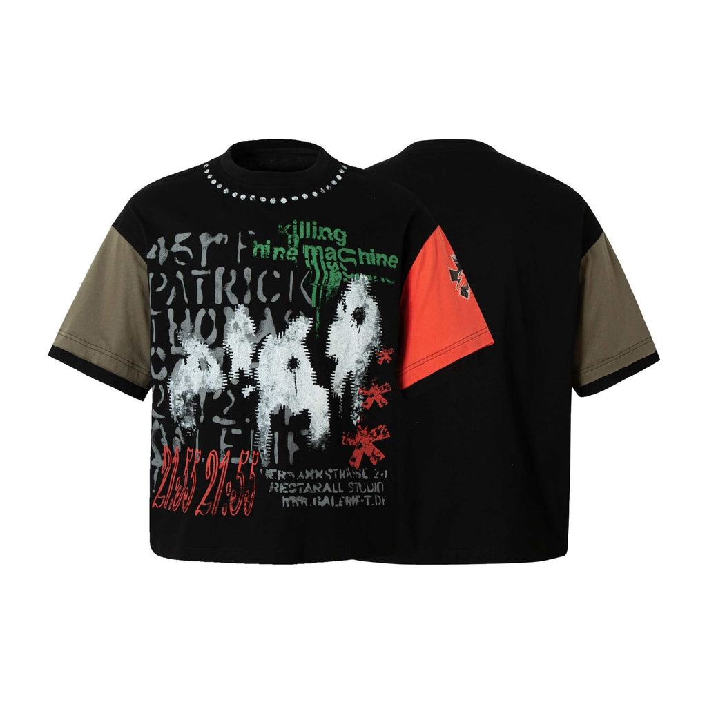 T-shirt post-apocalyptique Graffiti Rock