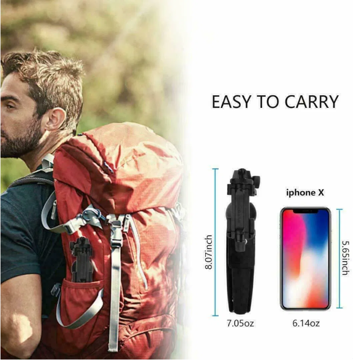 Selfie Stick Tripod 40 Bluetooth Remote Portable for iPhone and Android Phones