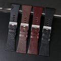 Convient pour grand cadran bracelet de montre en cuir