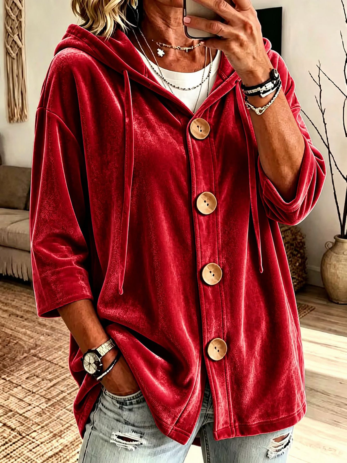 Polyester blouse