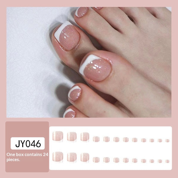 Améliorez votre look 24 Conseils pour ongles artificiels carrés courts avec glissade et un whi de style français