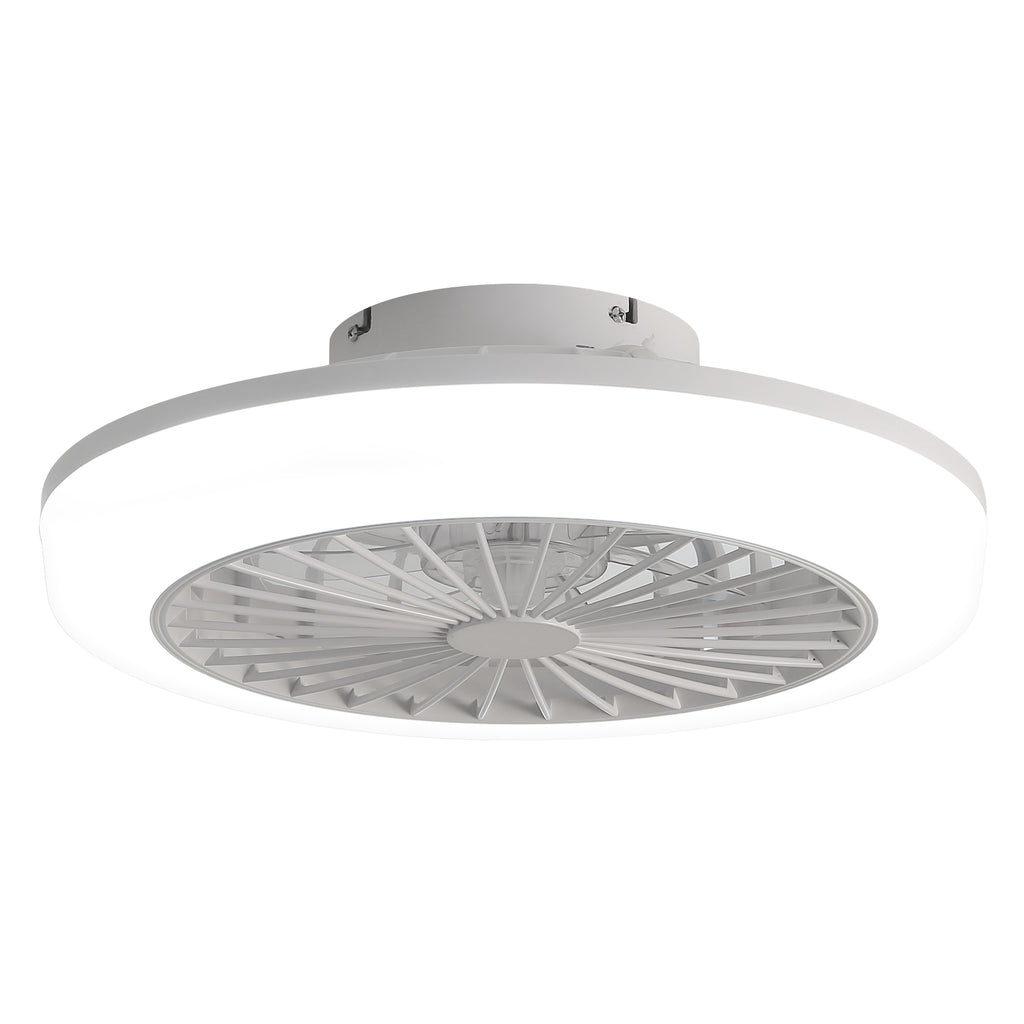 Eventail de plafond fermé de 18 pouces avec lumière et télécommande