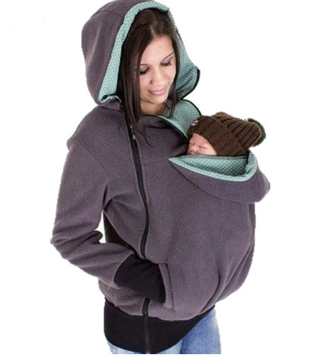 Manteau multifonctionnel pour mère kangourou