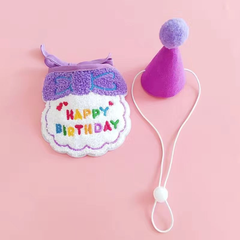 Chapeau de mode de chien de mode spécial décoration Bib