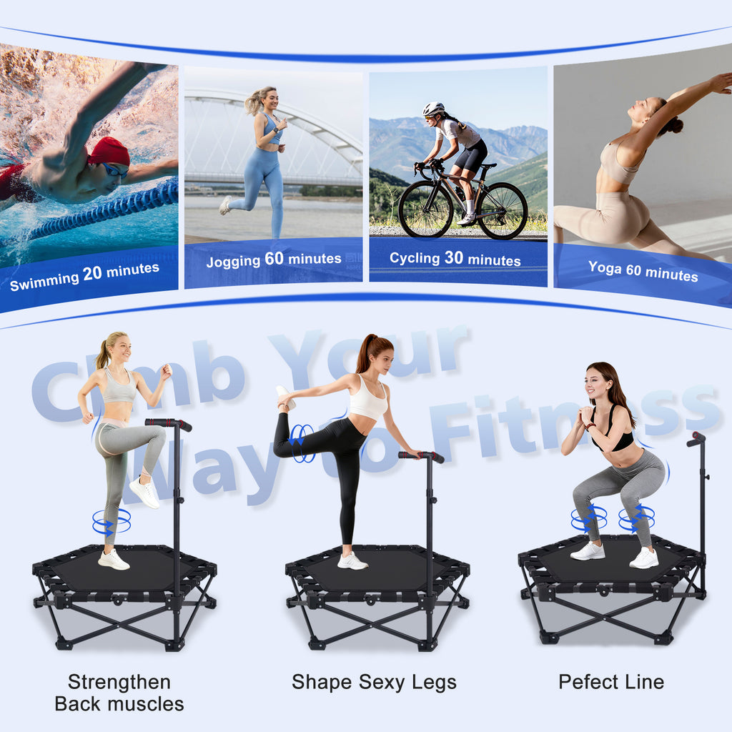 Trampoline mini pliable 42"