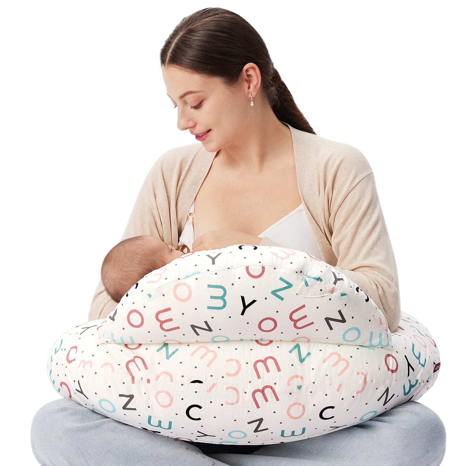 Oreiller d'allaitement Oreiller d'allaitement bébé Oreiller multifonctionnel amovible