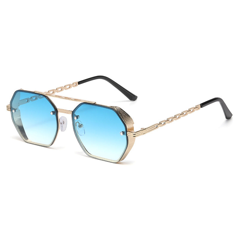 Lunettes de soleil multifaces haut de gamme pour femmes