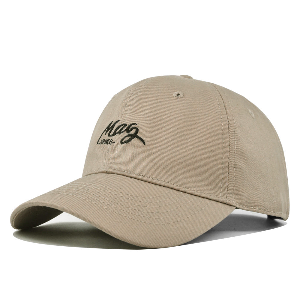 Men's and Women's Idental Solid-color Brodé Lettre Mai Mode Casual Casquette de baseball