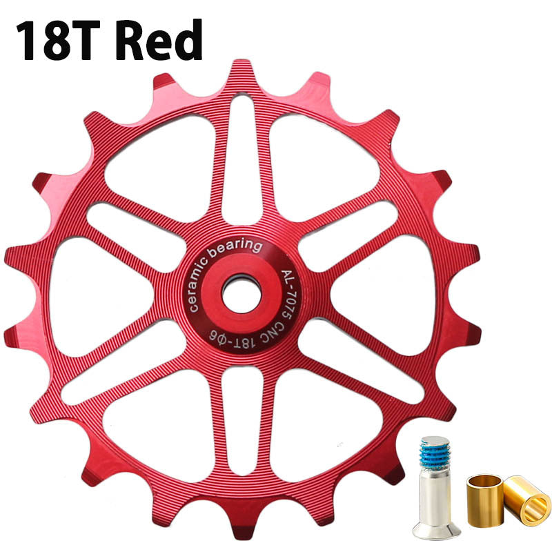 Positive derailleur and negative teeth
