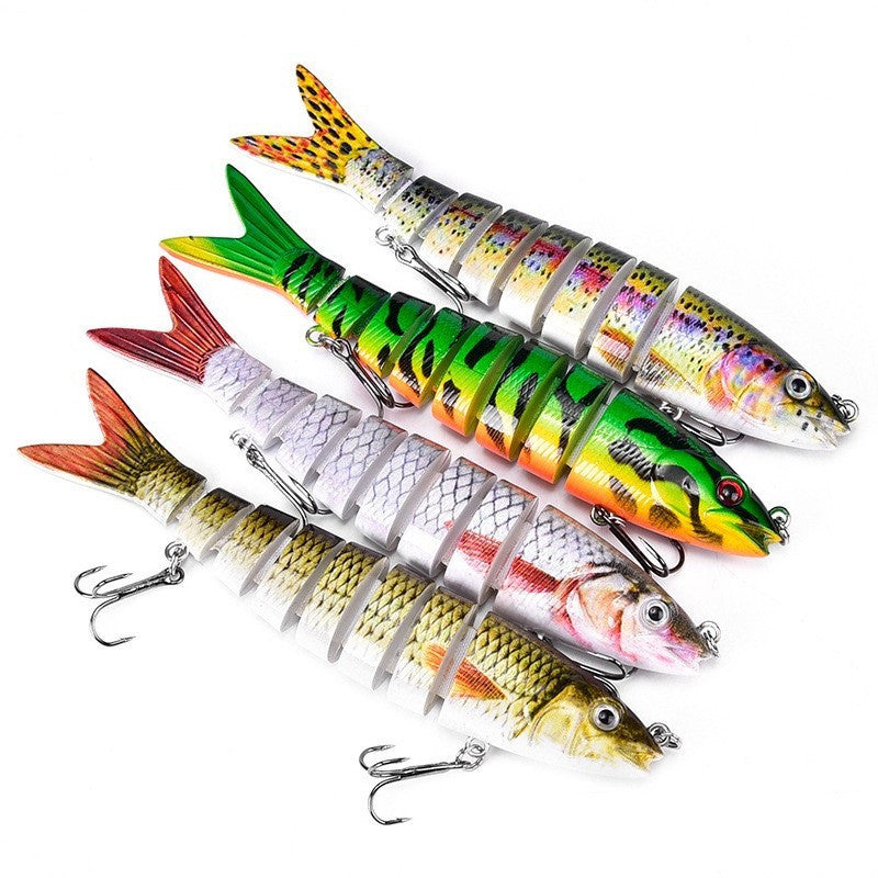 Lure Lure 8 Sections Mer douce Pêche dure Long Cast