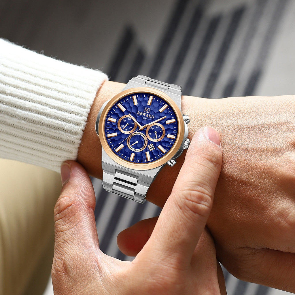 Lumineux Imperméable Multifonctionnel Quartz Homme Montre