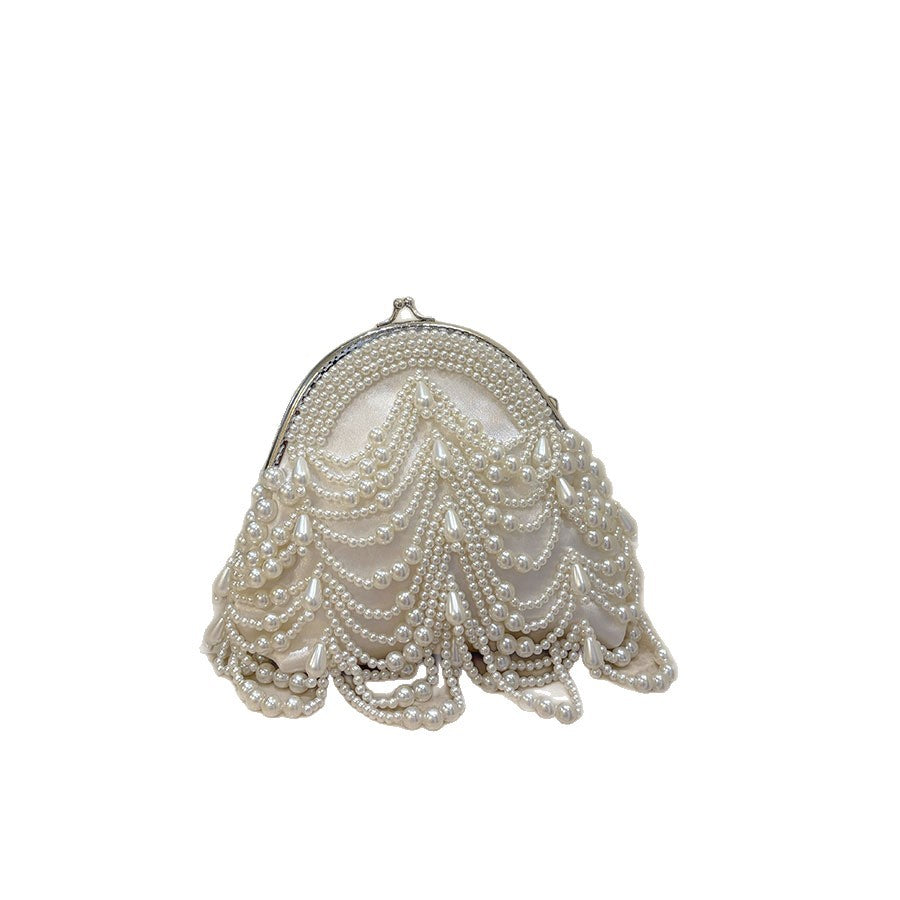 Sac de soirée style français Vintage Elaborate Pearl