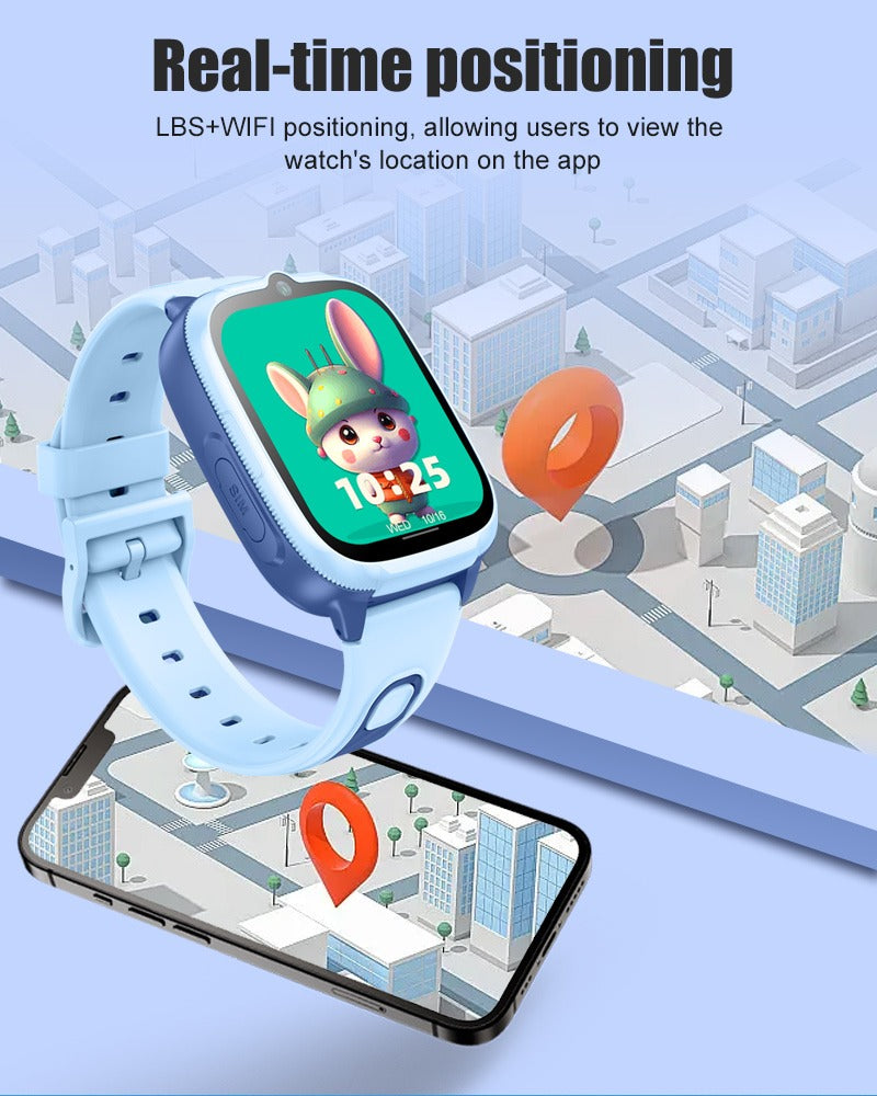 4G Enfants Smartwatch D53 Localisateur GPS Tracker Vidéo Appel Smart Watch For Children Imperméable