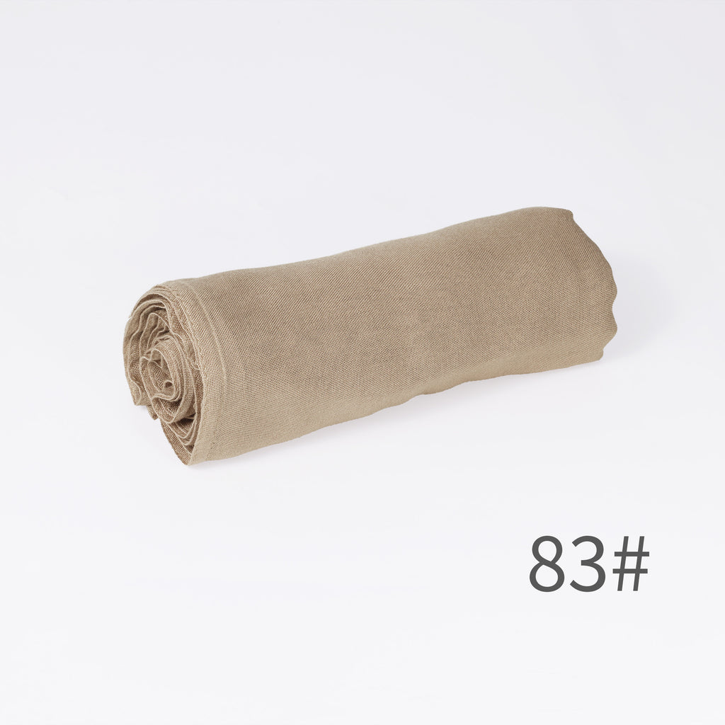 Modale écharpe respirante femmes couleur solide