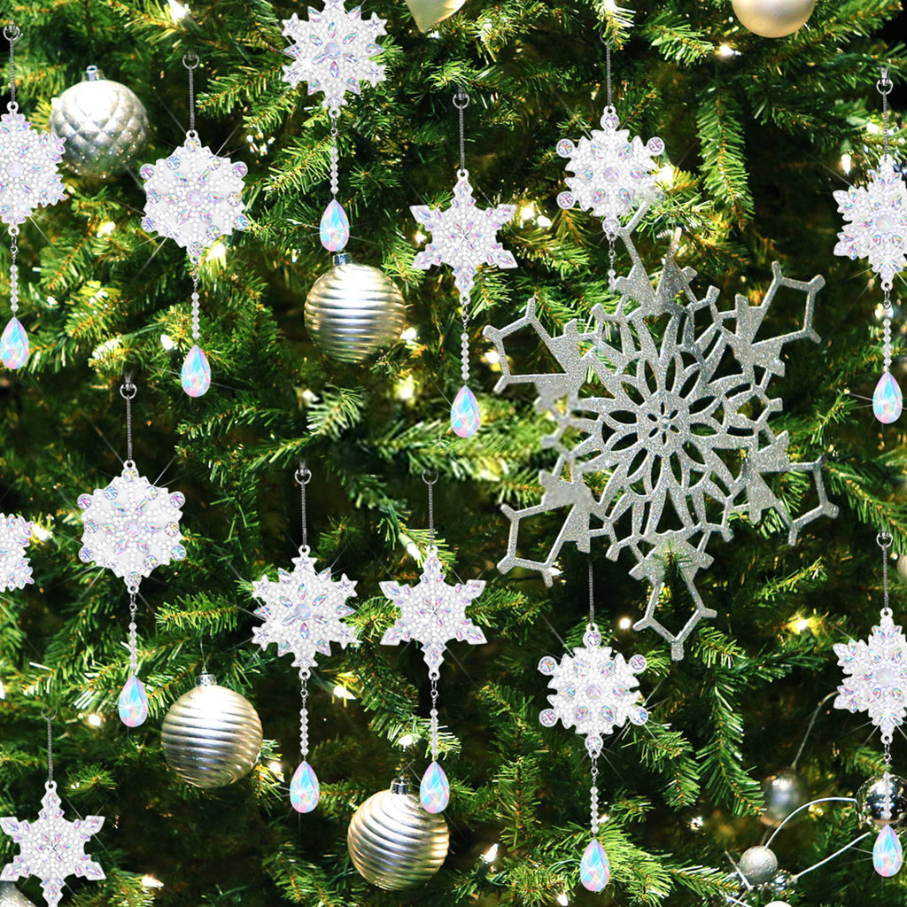 Décorations de soirée et accessoires - Diamant Set de Noël - 6 bricolage Porte-clés