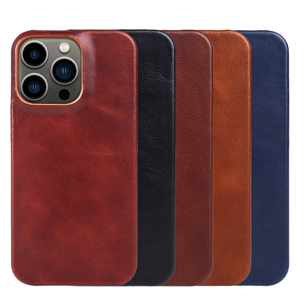 Protection en cuir haut de gamme Téléphone portable Shell