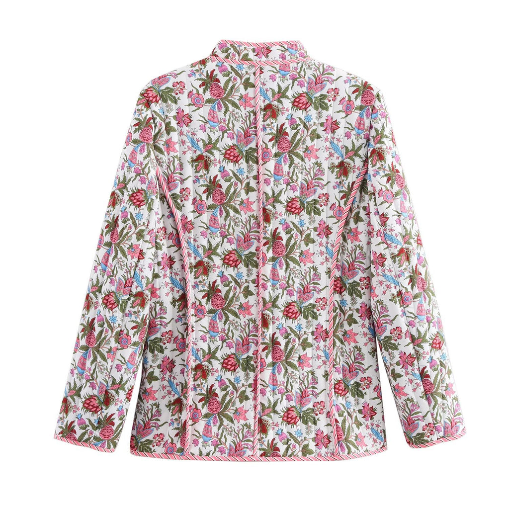 Motif floral imprimé en coton rembourré