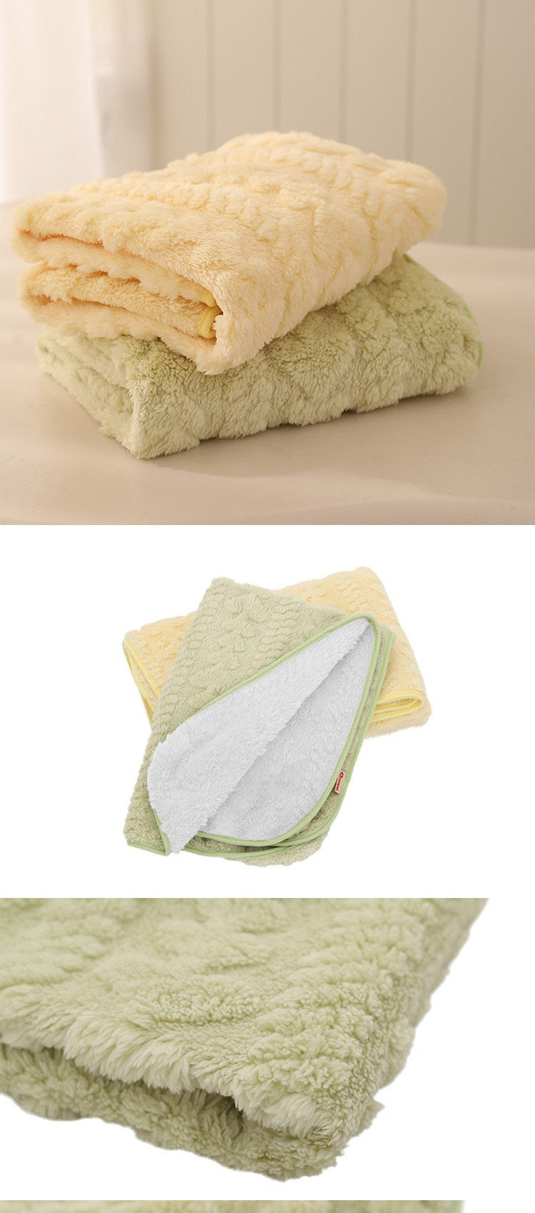 Couverture imperméable en peluche antidérapante pour les chats et les chiens