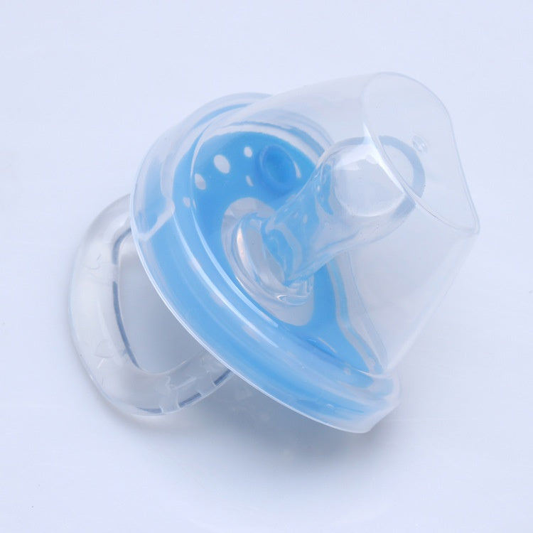 Baby Products Full Silica Gel Pacifier Deux couleurs Liquide Silicone Sommeil Confort Baby Pacifi