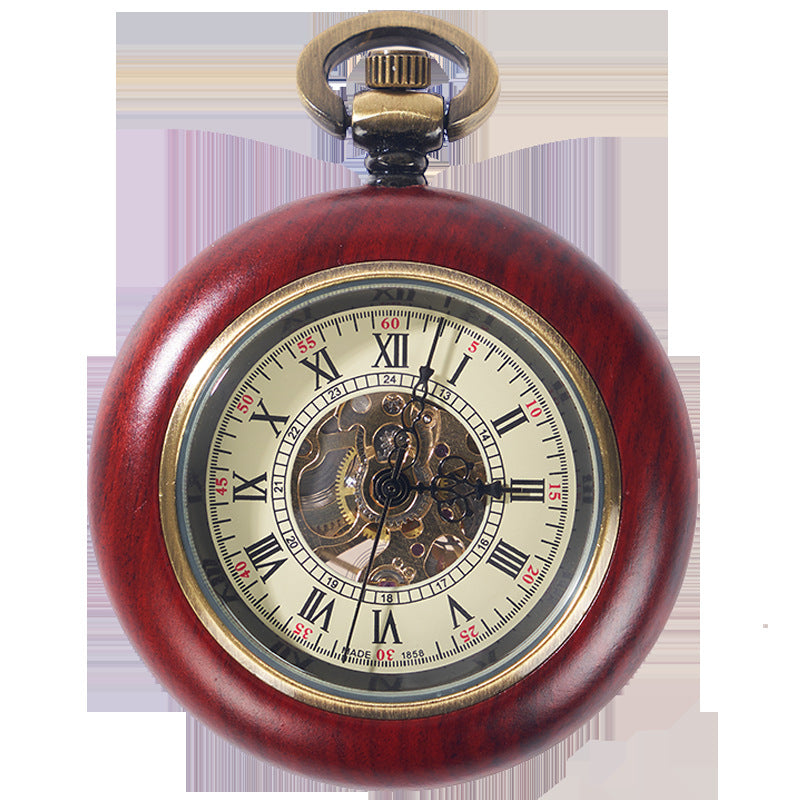 Petite montre de poche mécanique automatique Ahogany