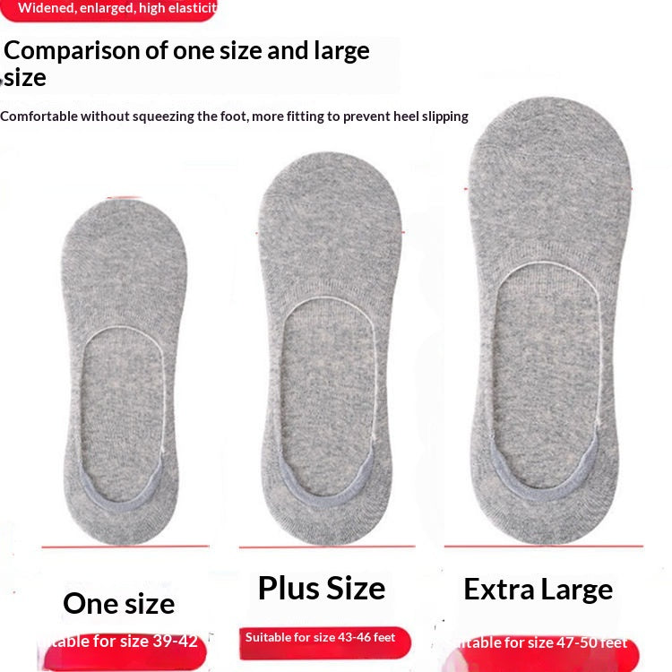 Chaussettes invisibles extra-large et de faible coupe pour hommes