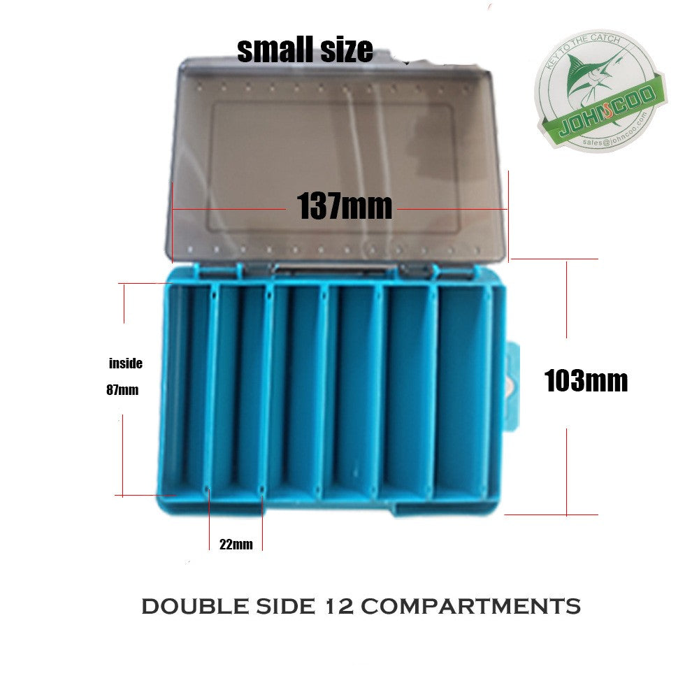 Stockage double face de la boîte de rangement double couche